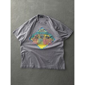 Vintage 90s Super Cities Walk For MS Grey Single Stitch T-shirt Best XL